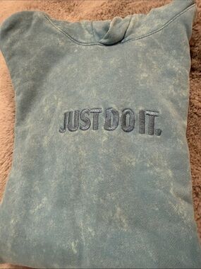 Nike  Mineral Wash "Just Do It." Hoodie size M